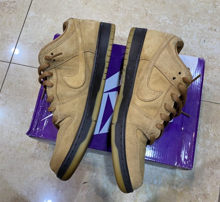 Nike Sb Dunk Low Wheat Mocha Size 11
