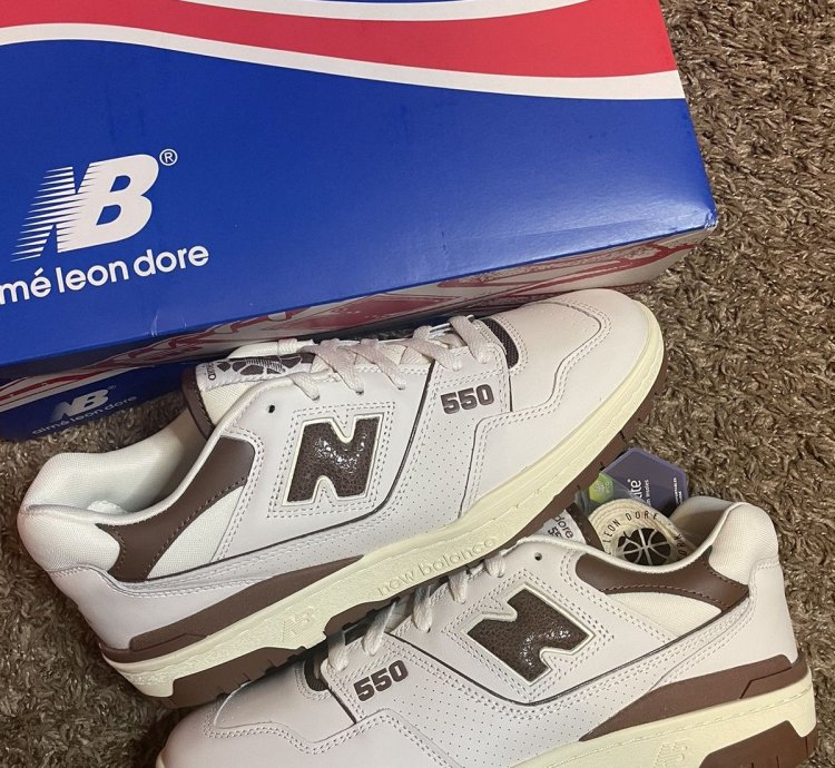 New Balance 550 Aime Leon Dore Brown Size 10