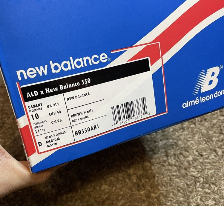 New Balance 550 Aime Leon Dore Brown Size 10