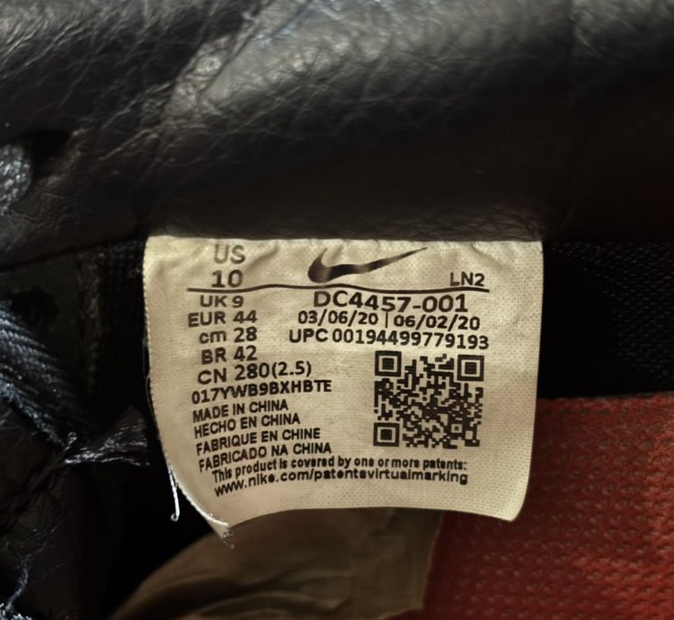 Cpfm Air Force 1 Low Premium Black 2020