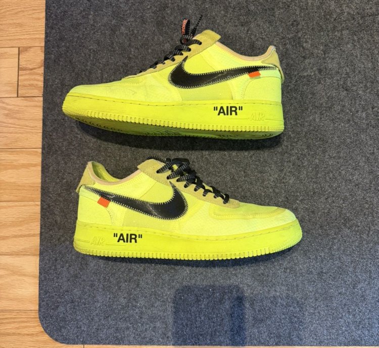 Nike Air Force One Off-white Volt