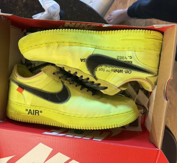 Nike Air Force One Off-white Volt