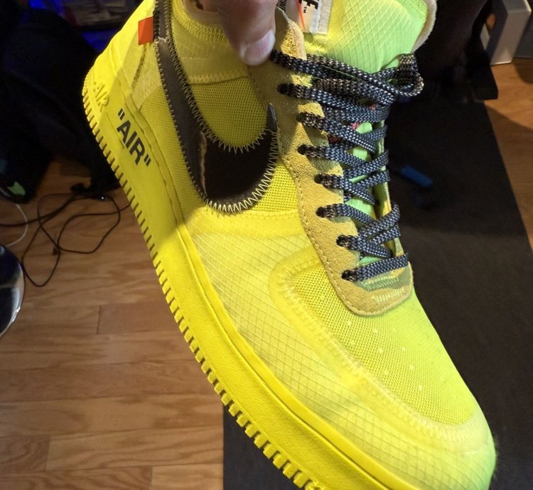 Nike Air Force One Off-white Volt