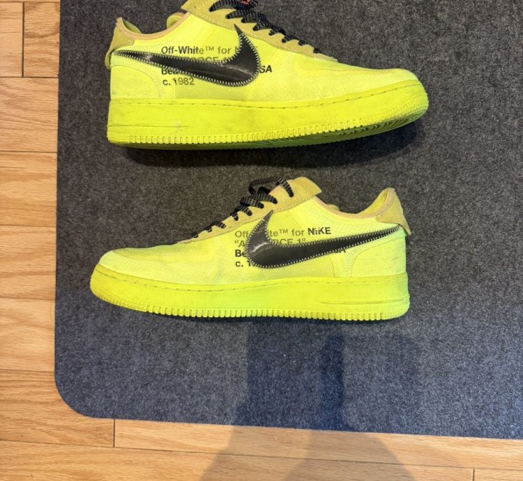 Nike Air Force One Off-white Volt