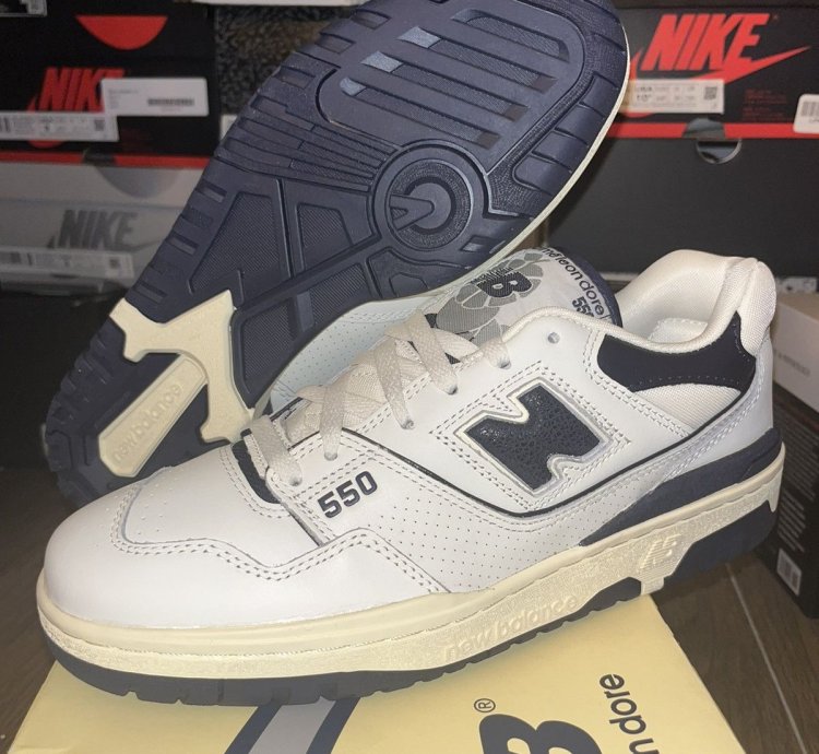 New Balance 550 Aime Leon Dore White Navy
