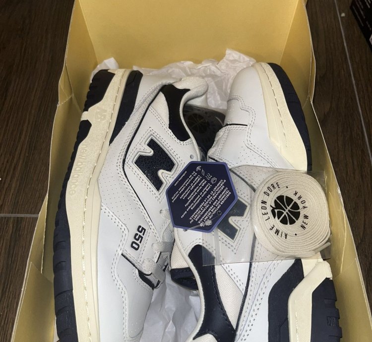 New Balance 550 Aime Leon Dore White Navy