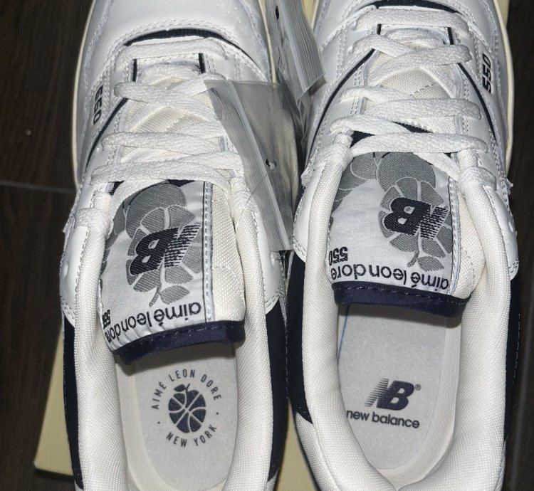 New Balance 550 Aime Leon Dore White Navy