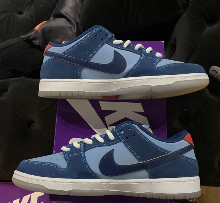 Nike Sb Dunk Low Why So Sad Size 12 Men Dx5549-400 Used
