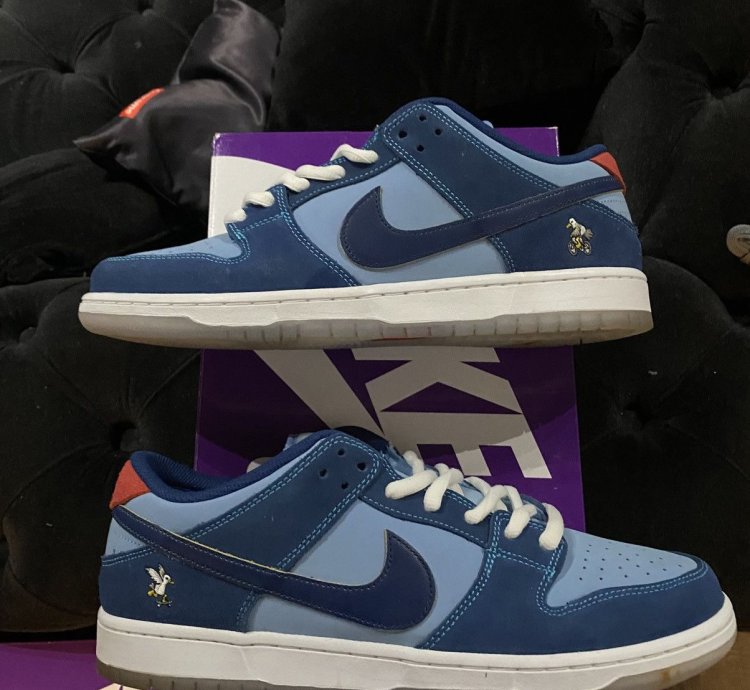 Nike Sb Dunk Low Why So Sad Size 12 Men Dx5549-400 Used