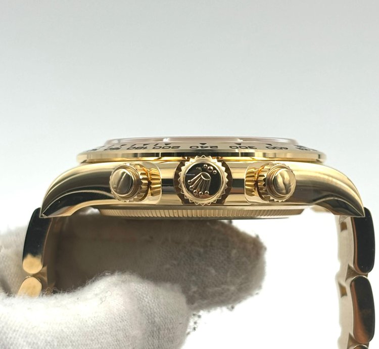 Rolex Daytona Unworn Cosmograph Daytona 40mm White Dial Yellow Gold Bracelet 126508 Box Papers 2024