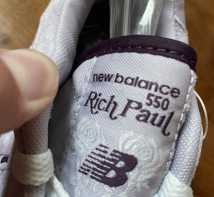 New Balance 550 Rich Paul Forever Yours Violet Purple