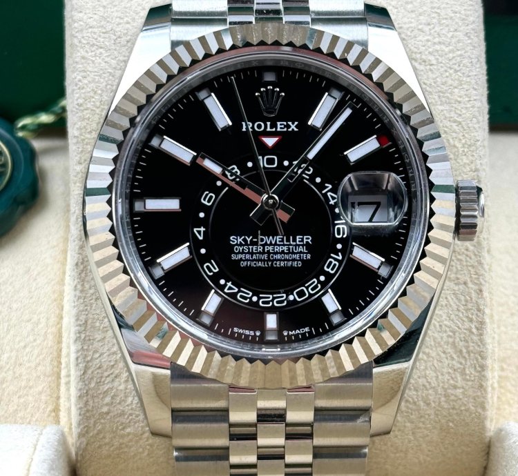 Rolex Sky-dweller Unworn Sky-dweller 42mm Black Dial Jubilee Bracelet 336934 Box Papers 2025