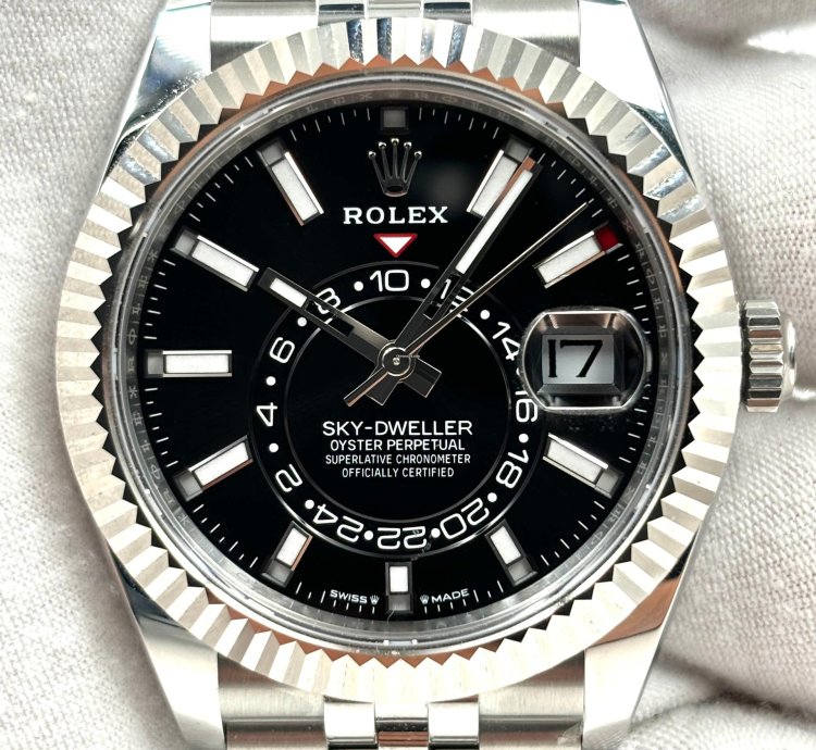 Rolex Sky-dweller Unworn Sky-dweller 42mm Black Dial Jubilee Bracelet 336934 Box Papers 2025