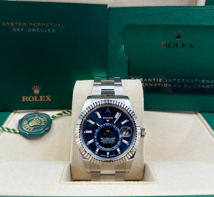 Rolex Sky-dweller Unworn Sky-dweller 42mm Blue Dial Oyster Bracelet 336934 Box Papers 2024