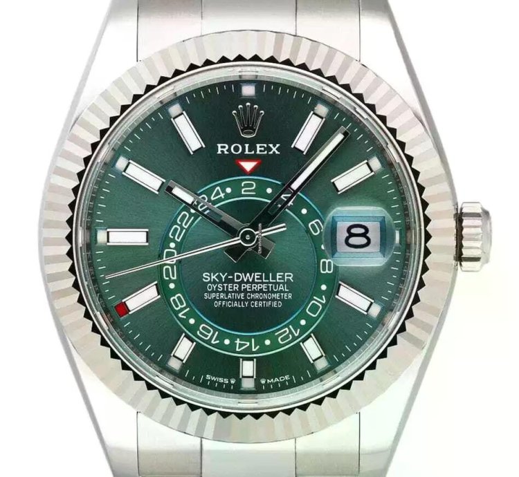 Rolex Sky-dweller Unworn Sky-dweller 42mm Green Dial Oyster Bracelet 336934 2025