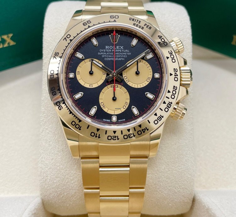 Rolex Daytona Unworn Daytona 116508 Paul Newman Dial 18k Yellow Gold Oyster Bracelet 40mm