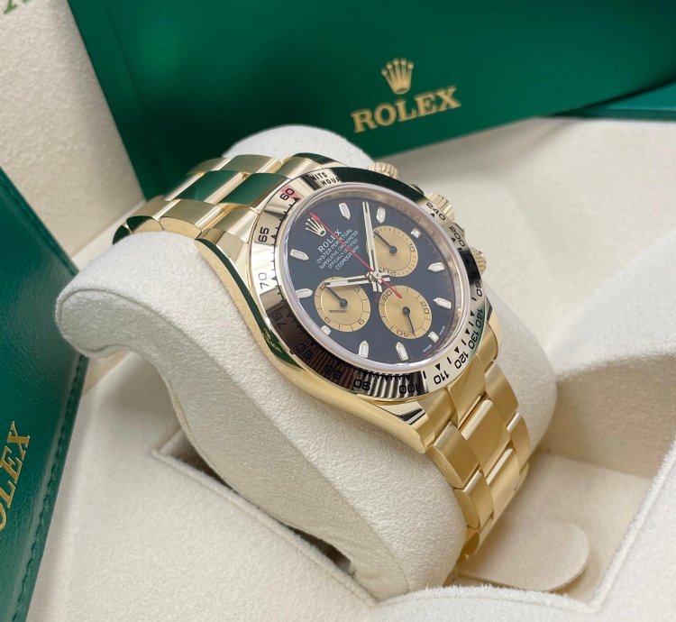 Rolex Daytona Unworn Daytona 116508 Paul Newman Dial 18k Yellow Gold Oyster Bracelet 40mm