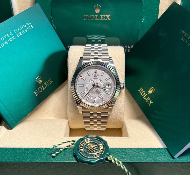 Rolex Sky-dweller Unworn Sky-dweller White Dial Jubilee Bracelet 326934