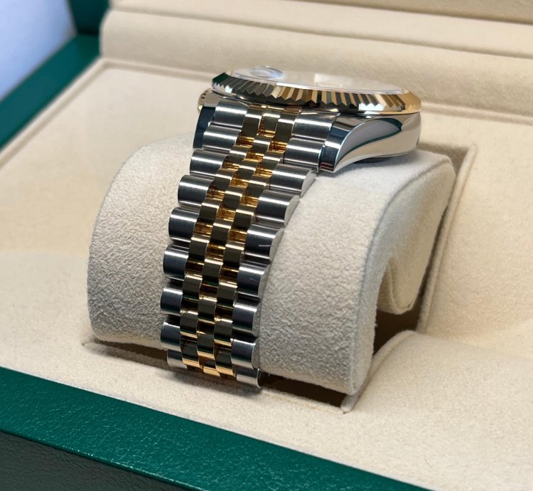 Rolex Sky-dweller Unworn Two Tone Yellow Gold Sky-dweller White Dial Jubilee Bracelet 326933
