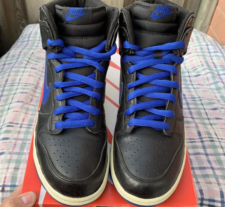 Dunk High Black Royal Blue 2012