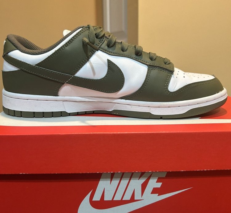 Nike Sb Dunk Olive Sz 10 Vnds