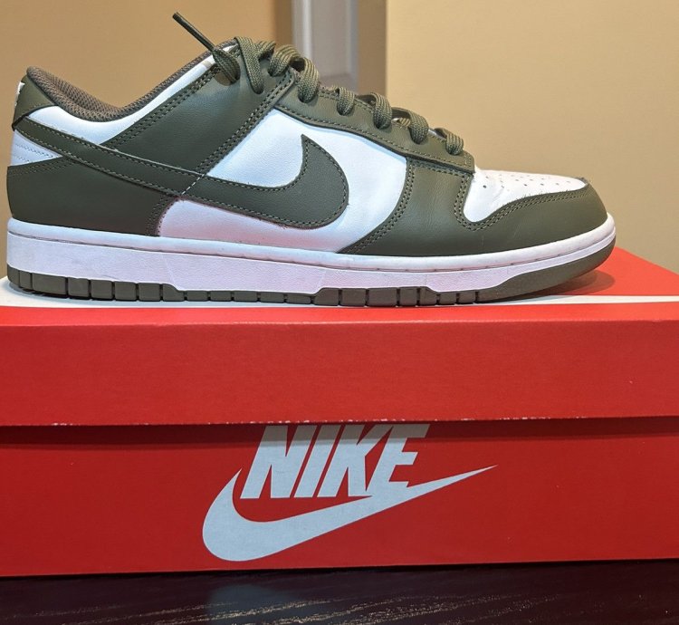 Nike Sb Dunk Olive Sz 10 Vnds