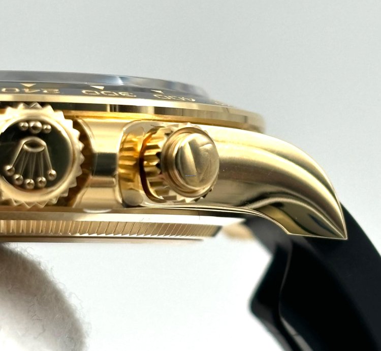 Rolex Daytona Unworn Daytona 40mm Black Diamond Dial Yellow Gold Oysterflex 126518ln Box Papers 2024