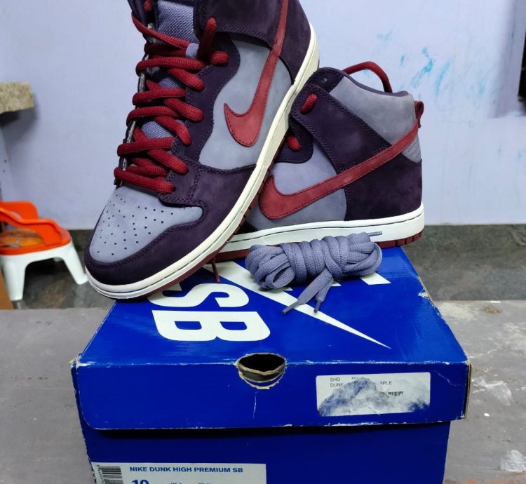 Nike Sb Dunk Plum Dunk High