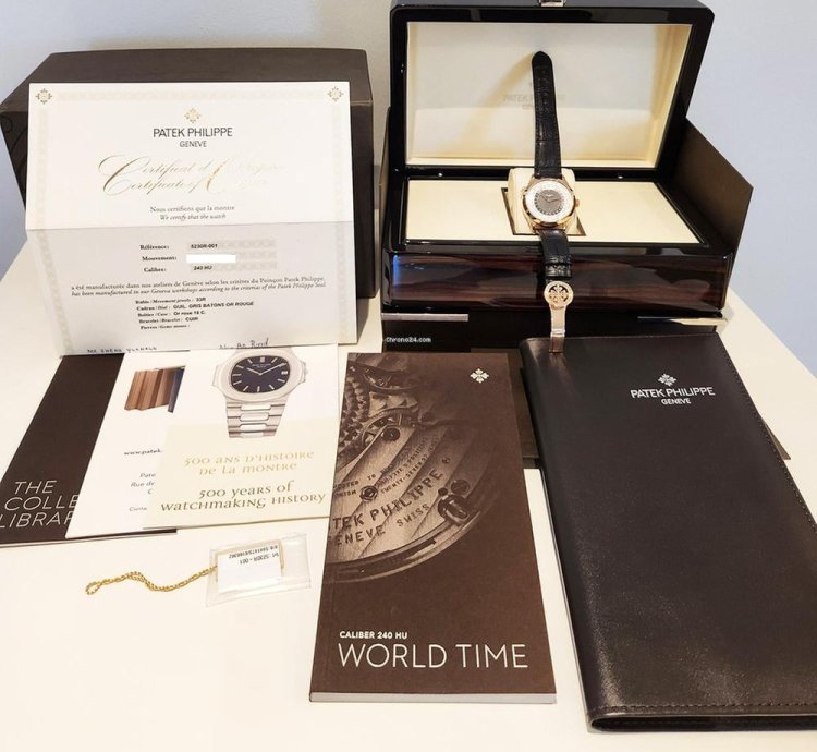 Patek Philippe World Time 5230r-001 Complications Automatic World Time 18kt Rose Gold Watch 2017
