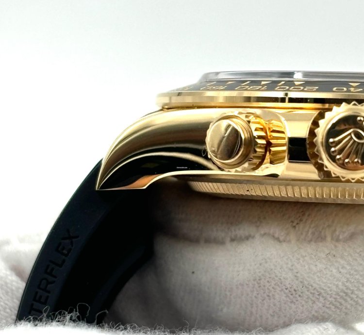 Rolex Daytona Unworn Daytona 40mm Champagne Dial Yellow Gold Oysterflex 126518ln Box Papers 2024
