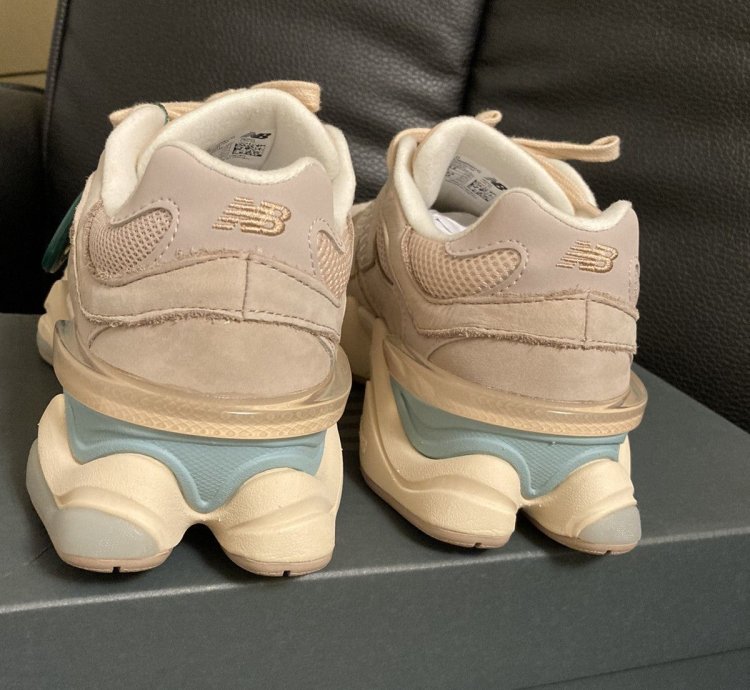 New Balance 9060 Ivory Cream Pink Sand