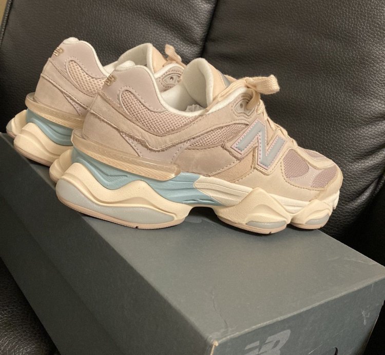 New Balance 9060 Ivory Cream Pink Sand