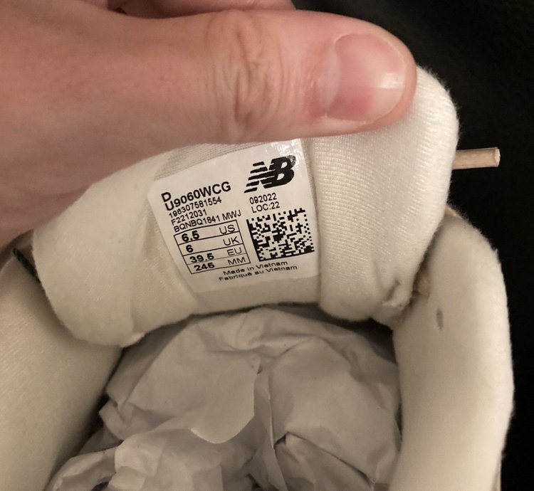 New Balance 9060 Ivory Cream Pink Sand
