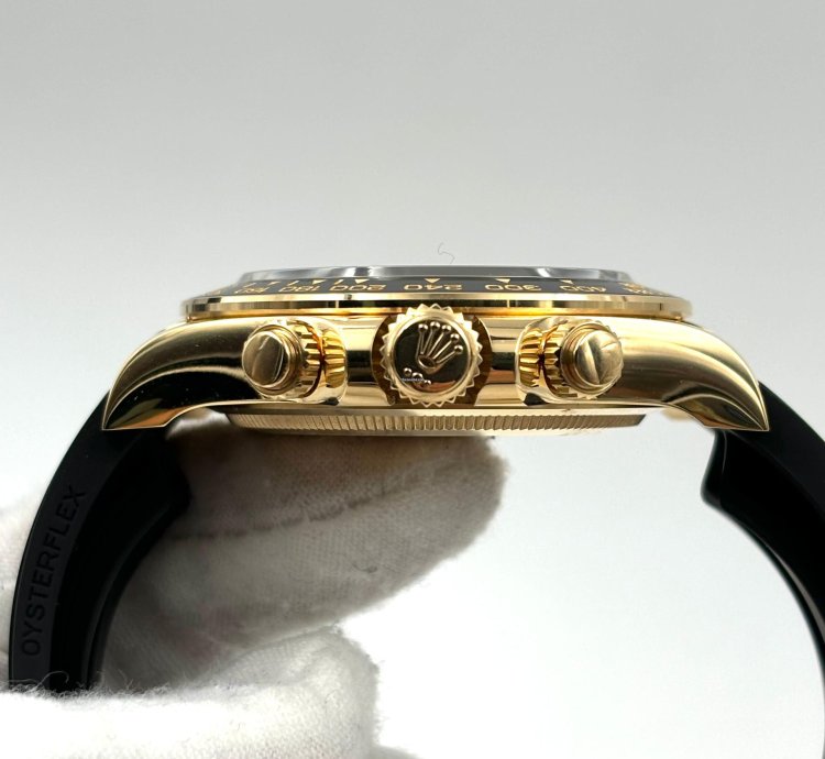 Rolex Daytona Unworn Daytona 40mm Paul Newman Dial Yellow Gold Oysterflex 126518ln Box Papers 2024