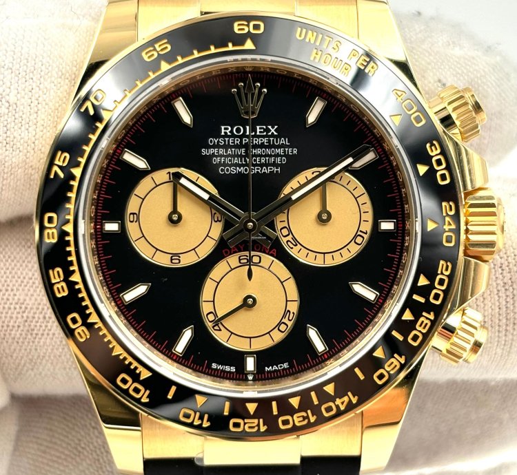 Rolex Daytona Unworn Daytona 40mm Paul Newman Dial Yellow Gold Oysterflex 126518ln Box Papers 2024