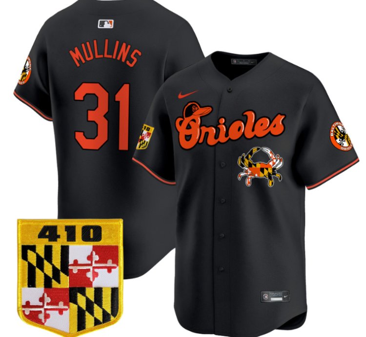 Cedric Mullins Jersey 31 Baltimore Orioles 410 Chesapeake Crab Patch Limited Stitched Black