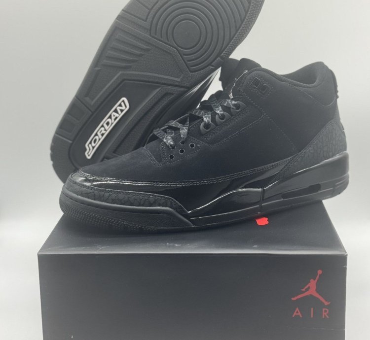 Nike Air Jordan 3 Retro Black Cat Ct8532-001 Men Size 11