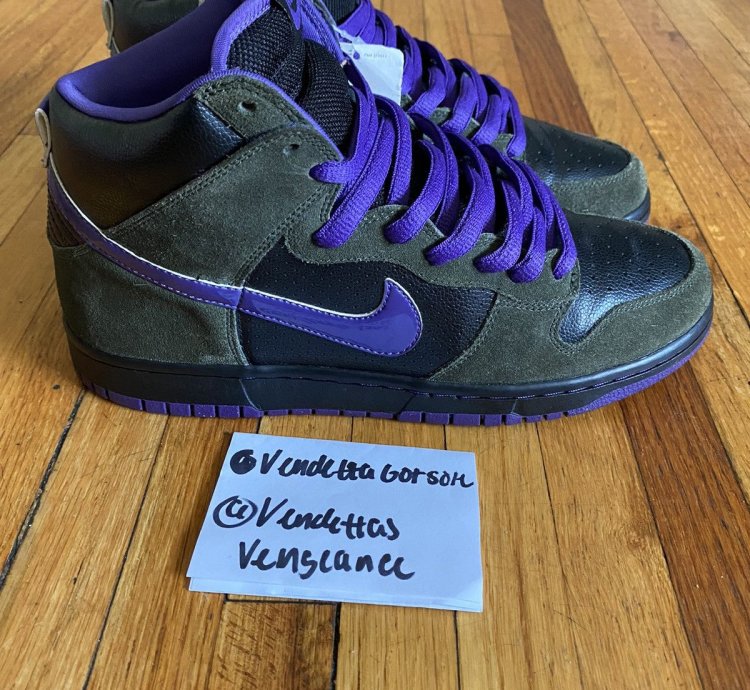 Nike Sb Dunk Purple Haze 420 Sample Unreleased Us9