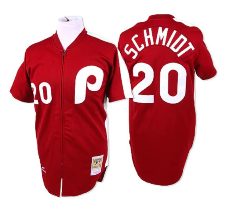 Philadelphia Phillies Mike Schmidt Red 1979 Throwback Jersey
