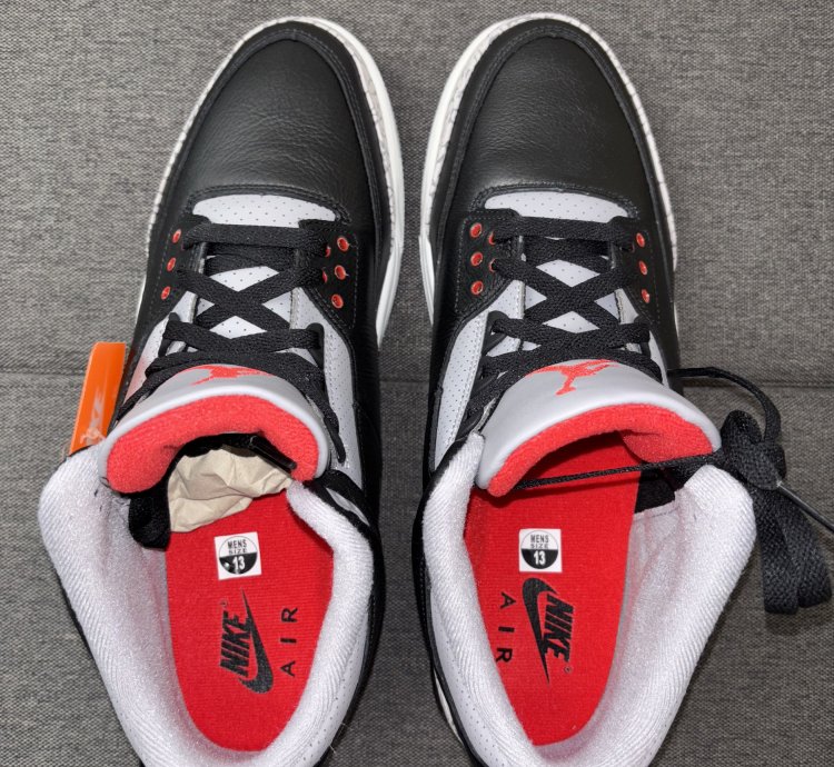 Nike Air Jordan 3 Retro Black Cement 2024 13 Dn3707-010