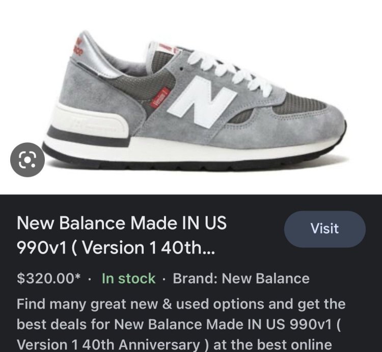 New Balance 990 Red Tag 40th Anniversary