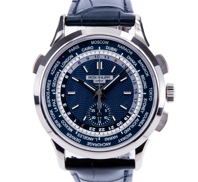 Patek Philippe World Time Chronograph 2019 Fullset German Delivery 5930g-010