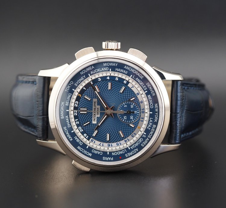 Patek Philippe World Time Chronograph 39 5 Full Set World Time Chronograph 5930g-010