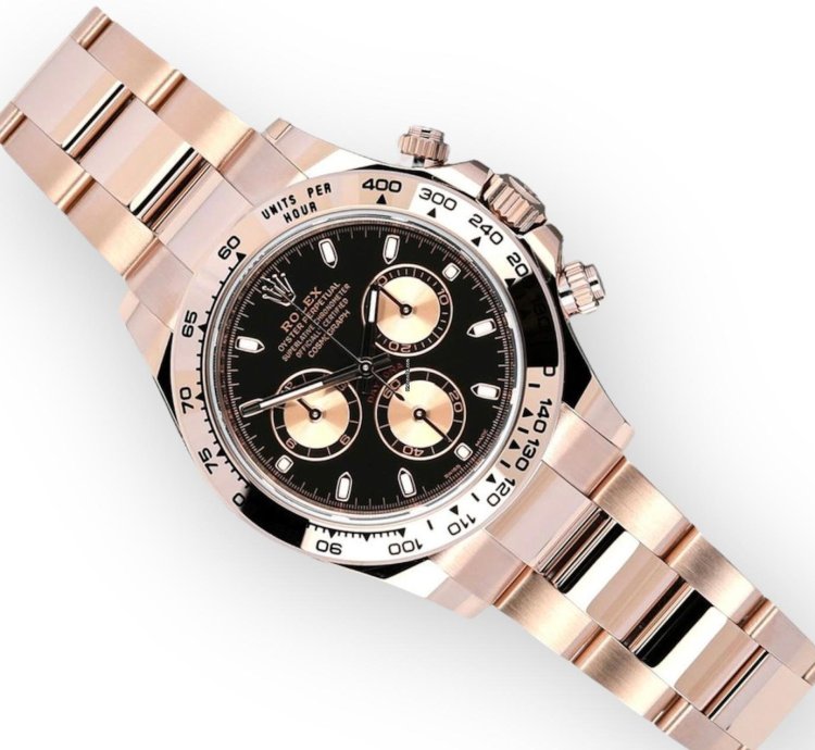 Rolex Daytona Unworn Full Set 116505 Rose Gold Black Dial