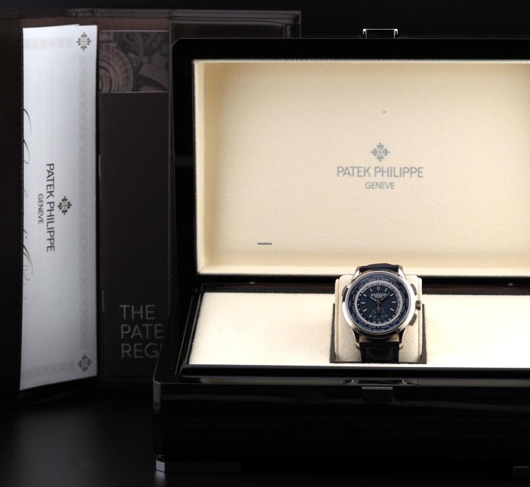Patek Philippe World Time Chronograph 39 5 Full Set World Time Chronograph 5930g-010