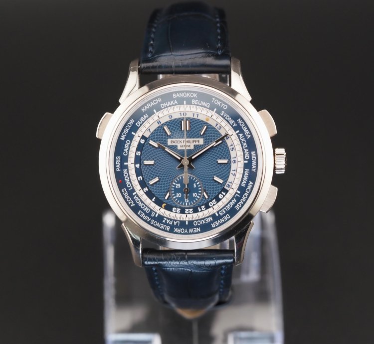 Patek Philippe World Time Chronograph 39 5 Full Set World Time Chronograph 5930g-010
