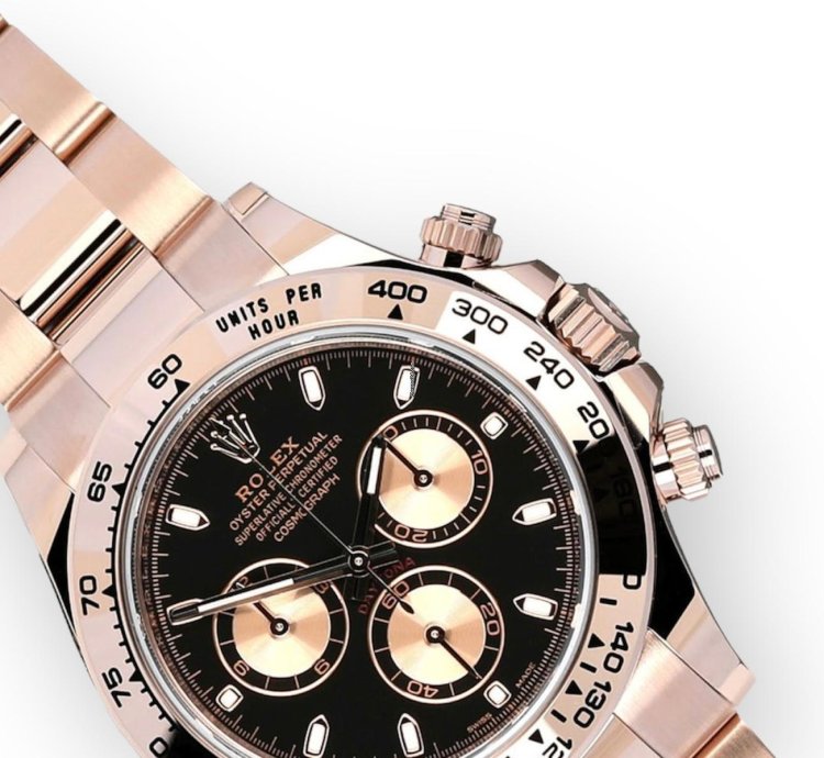 Rolex Daytona Unworn Full Set 116505 Rose Gold Black Dial