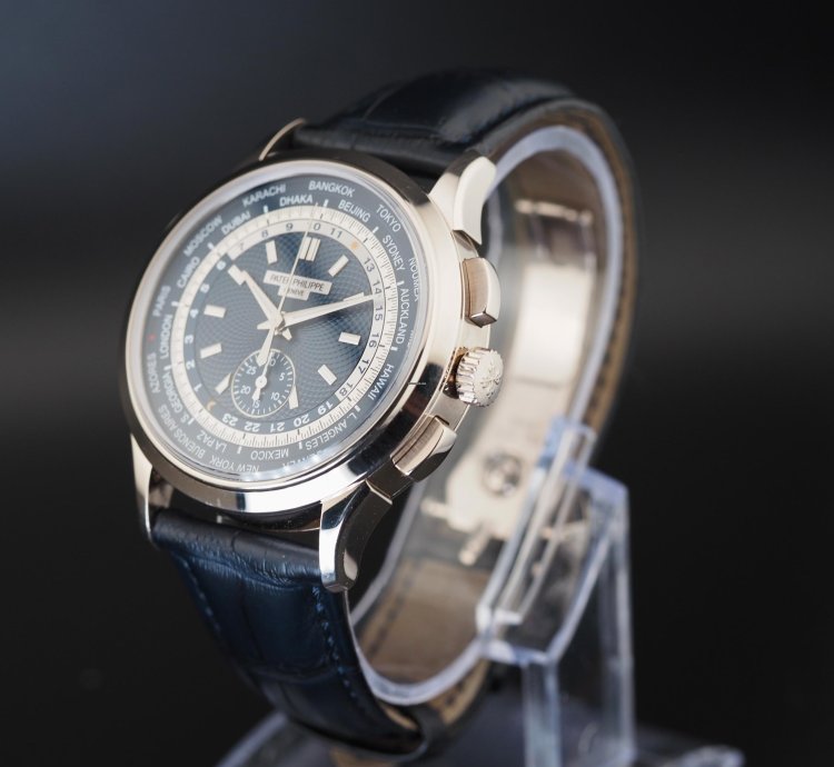 Patek Philippe World Time Chronograph 39 5 Full Set World Time Chronograph 5930g-010