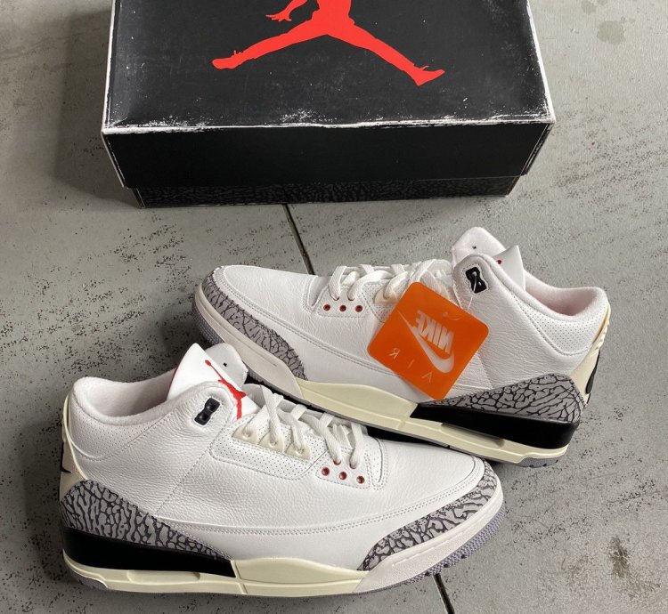 Nike Air Jordan 3 White Cement Reimagined Shoes Men