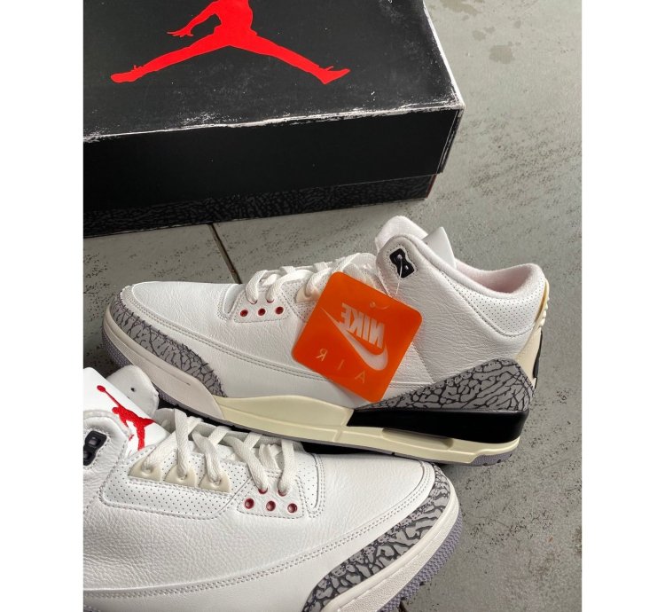 Nike Air Jordan 3 White Cement Reimagined Shoes Men